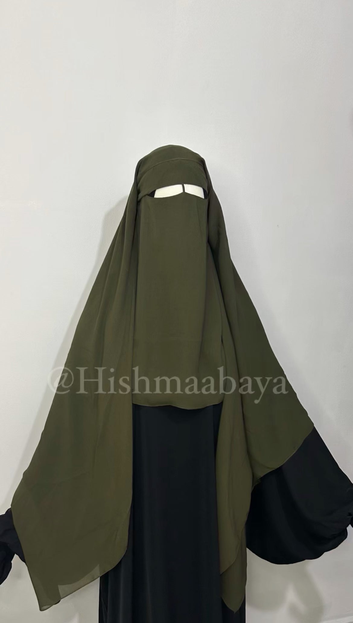 3 Layer Diamond Niqabs - Long