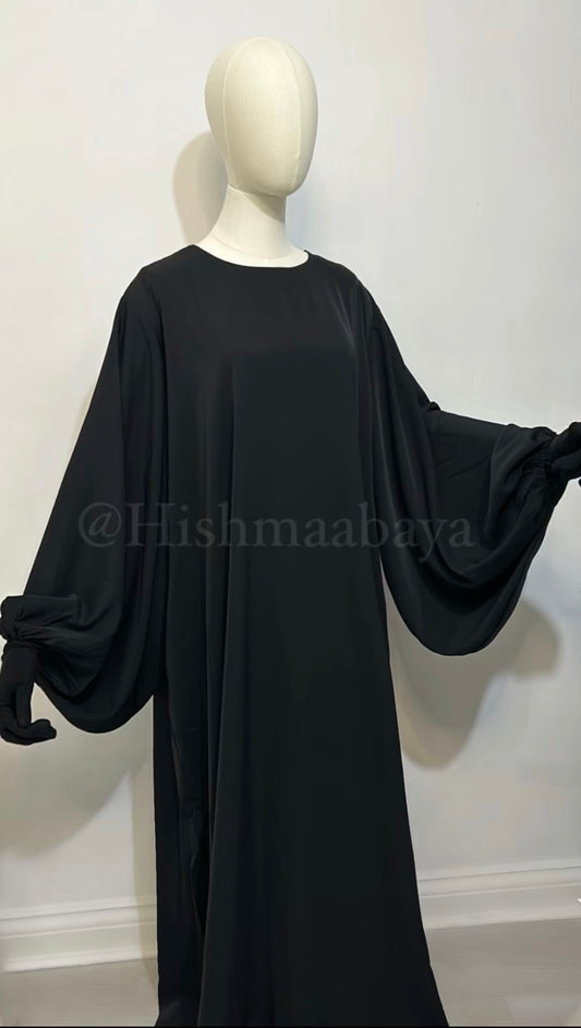 Luxury balloon sleeve abayas