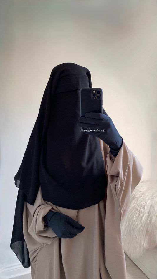 3 layer Flap Niqab